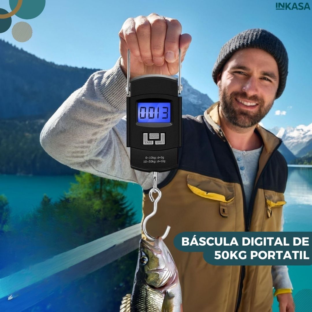 Báscula digital de 50kg portátil